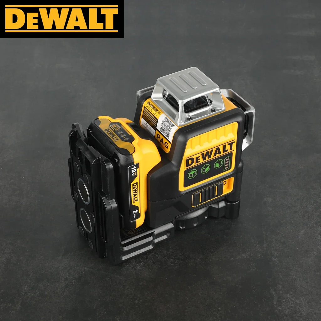 2025 NEW Dewalt DW089LG 3 Sides*360 Degree Vertical 12V Lithium Battery 12 Lines Laser Level 360 Horizontal Green Meter Outdoor
