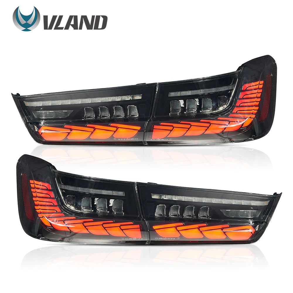 18-24 For BMW 3 Series G20/G80 M3 Vland OLED Tail Lights Sequential Turn Signal With Dynamic Welcome Lighting