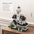 1877 Pcs Magic House Blocks Set Owens House Building Set Creator Architecture Model Home Office Decor Gift for Adults