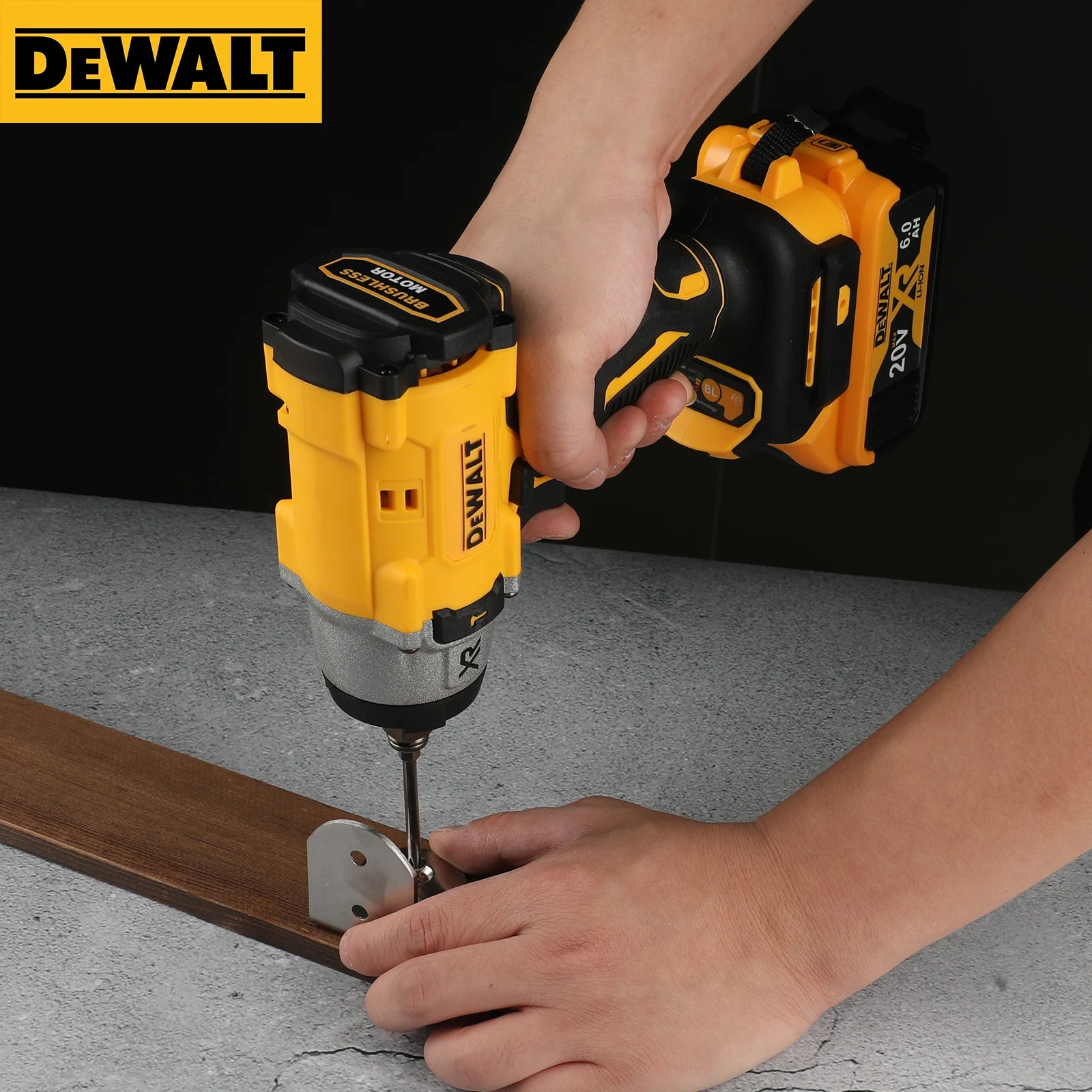 DEWALT DCF922 20V MAX 1/2" Brushless Impact Wrench - 205Nm (150ft-lbs), 2500 RPM, 3-Speed, Compact