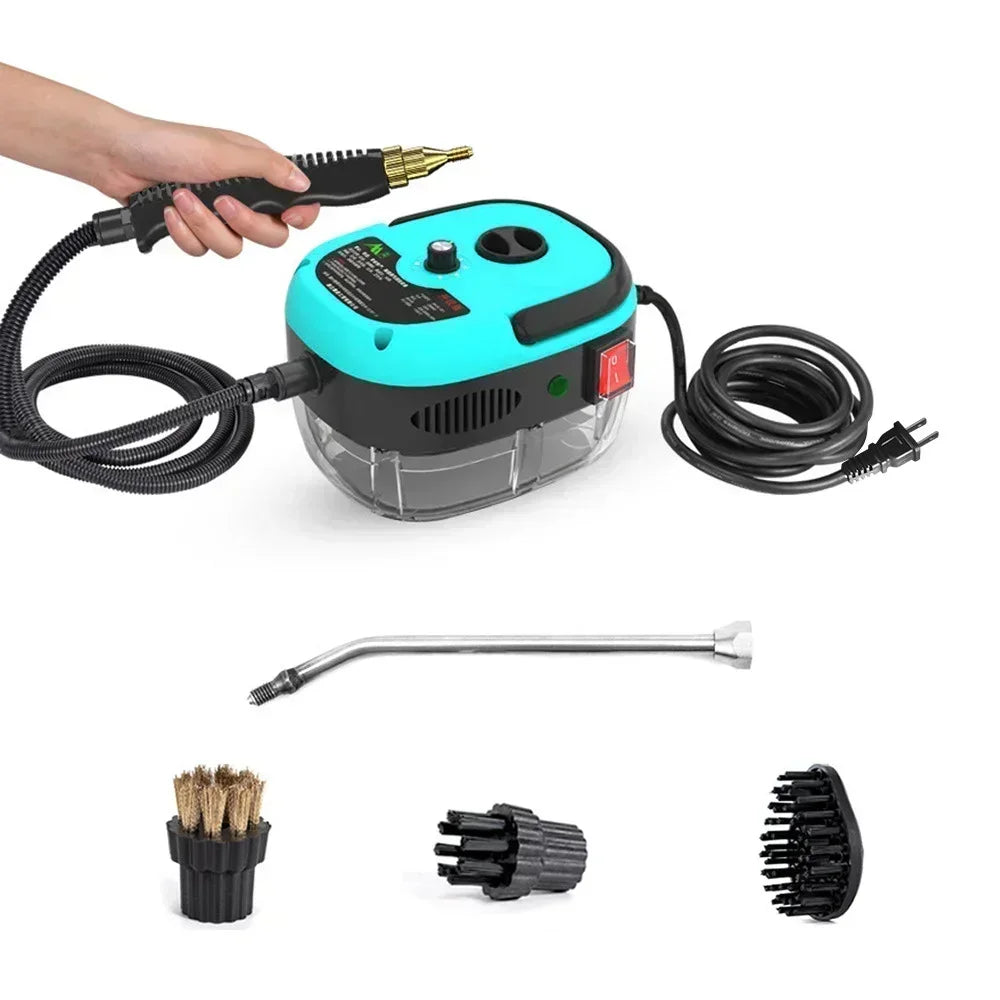 2500W Portable Steam Cleaner High Temperature Sterilization Pressure Jet Washer Machine for Home Car Kitchen Air Conditioner