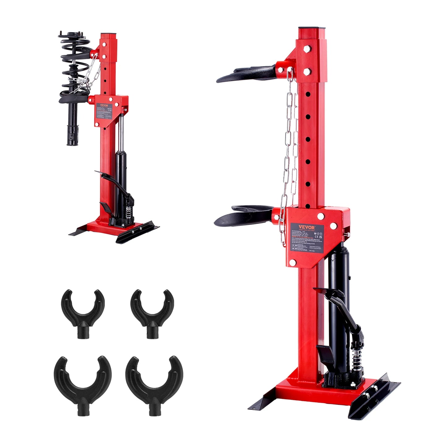 SucceBuy Strut Spring Compressor 4.5 Ton/9920 LBS Hydraulic Jack 1 Ton Rated Compression Force Auto Strut Coil Spring Compressor